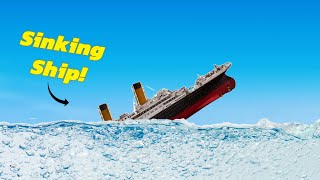 Sinking the titanic 🛳 Floating sandbox  gameplay [upl. by Nnaeed]