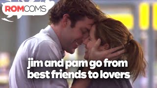 Jim and Pams Best Friends to Lovers Story  The Office US  RomComs [upl. by Tempa619]