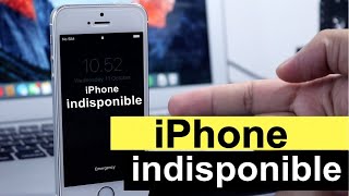 iPhone indisponible Que Faire [upl. by Cirdor]