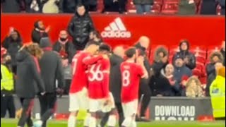 Ronaldo Comforts Elanga After Missed Penalty  Man United vs Middlesbrough  4222 [upl. by Asseral]