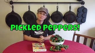 How to Pickle Homegrown Jalapeno Peppers [upl. by Ajiam]