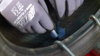 Puncture repair with REMA TIP TOP MINICOMBI [upl. by Marion]