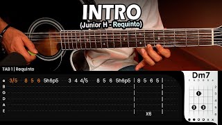 INTRO  Junior H REQUINTO Tutorial  CHORDS [upl. by Adlai]