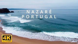 Epic Waves in Nazaré Portugals Surfing Paradise Explored [upl. by Rickart]