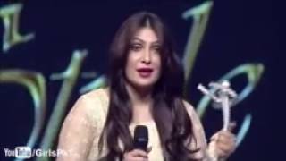 Ayeza Khan Won Best Actress Award at Lux Style Awards [upl. by Loree]