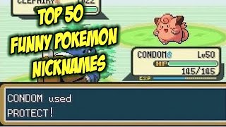 Top 50 FUNNIEST Pokemon Nicknames [upl. by Traver]