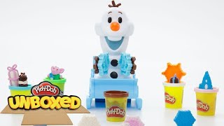 PlayDoh Adventures with Olaf  Stop Motion  PlayDoh Creative Ideas for Kids [upl. by Ailesor]