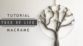 Gorgeous Macrame tree of life wall hanging Simplest Macrame Wall Hanger [upl. by Ila]