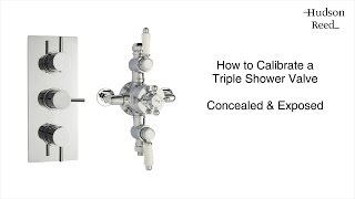 How to Calibrate a Triple Shower Valve [upl. by Namwen838]