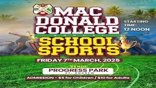 MAC DONALD COLLEGE ANNUAL SCHOOL SPORTS [upl. by Aihseym]