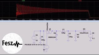 LTspice tutorial  SMPS EMI and electrical noise and filtration simulations [upl. by Hock189]