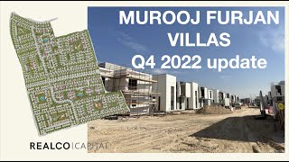 Murooj Furjan Villas  price amp construction updates Q4 2022 [upl. by Imef511]