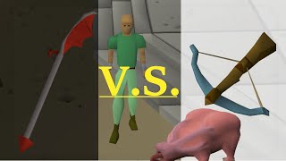 OSRS Dragon Halberd BETTER Than Rune Crossbow Iron Man Slayer [upl. by Reinhardt939]