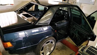 Mercedes W201 Door amp Window mechanism Install amp replace [upl. by Malca942]