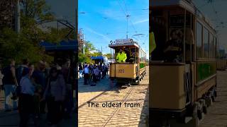 The oldest tram tram tramway old wrocław train travel oldcity [upl. by Gimble]