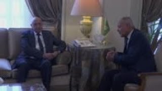 Libyan House Speaker meets Arab League chief [upl. by Frederigo]