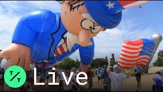 Thousands Attend National 4th of July Parade in Washington DC [upl. by Aneehsal]