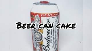 How to make a 3D Beer Can Cake Challenge [upl. by Ahselrac]