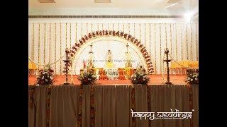 kerala hindu wedding decoration at Ragam Auditorium Kazhakkoottam Trivandrum [upl. by Suaeddaht959]