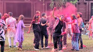 SALKO PATA TAPARI HUNE NEPALI SONG DANCE  HOLI IN BANGLADESH  NEPALI IN DHAKA BANGLADESH [upl. by Rotciv210]