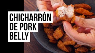 EASY Homemade Chicharrones  Crispy Pork Belly  Simply Mamá Cooks [upl. by Effy]