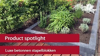 Product Spotlight Luxe betonnen stapelblokken [upl. by Ysak]