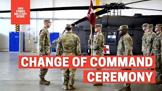 Headquarters Battalion Change Of Command Ceremony of US Army Doc 2018 [upl. by Oigile]