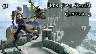 Lets Play Skyrim  Chapter 2 Episode 1  The Raindeer and The Unholy Vigil [upl. by Natsirt]