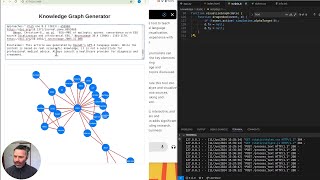 Building a Dynamic Knowledge Graph with GPT4 and GitHub Copilot  BioniChaos Development Session [upl. by Aenotna]