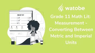 Grade 11  Measurement Math Literacy converting between metric and imperial units [upl. by Dnomzed281]