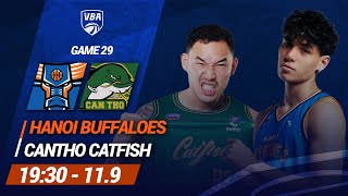 🔴 Live Hanoi Buffaloes  Cantho Catfish  Game 29  Giải bóng rổ chuyên nghiệp Việt Nam  VBA 2024 [upl. by Uzial986]