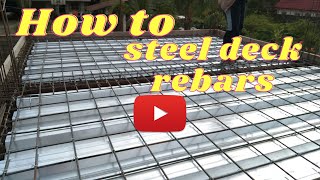 How to Reebars steel Deck installation [upl. by Cory127]