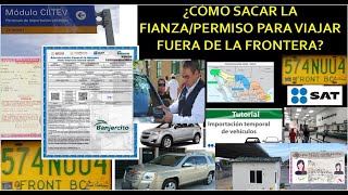 COMO SACAR LA FIANZA AL CARROCAMIONETA FRONTERIZOREQUISITOSCOSTOSPAPELESTIEMPO DURACIÓN Y TODO [upl. by Rollin432]