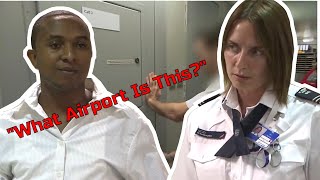 ILLEGAL Drug Smuggler DOESNT KNOW What Airport Hes In  Customs UK Full Episode [upl. by Kisor]