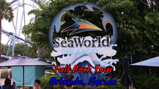 Seaworld Orlando Full Tour  Orlando Florida [upl. by Tjon]