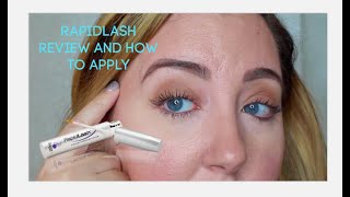 Rapidlash  Review and How to Apply [upl. by Ellevart531]