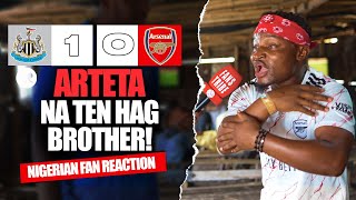 NEWCASTLE 10 ARSENAL  Godfrey  NIGERIAN FANS REACTION  Premier League 24245 HIGHLIGHTS [upl. by Oraneg]