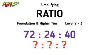 Simplifying Ratios GCSE Maths Revision amp Questions [upl. by Swann]