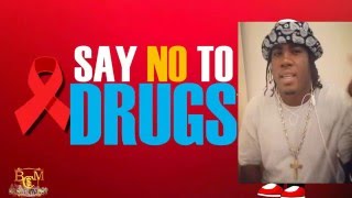 Asa Bantan Say No To Drugs Official Lyrics Video Bouyon 2016 [upl. by Lyda865]