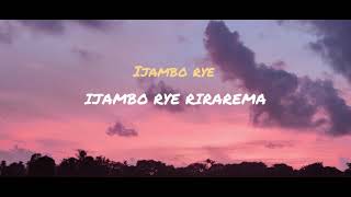 Ijambo rye rirarema by Alarm ministry lyrics [upl. by Etak]