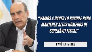 La entrevista completa de Guillermo Francos con Gabriel Anello quotAltos números de superávit fiscalquot [upl. by Odnalref]