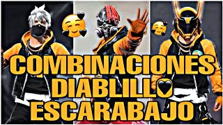 COMBINACIONES con la BARBA DEL VIEJO ☠ NUEVAS Y INSANAS FREE FIRE 🤍 [upl. by Nor]