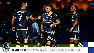 HIGHLIGHTS Wycombe 15 Bristol Rovers [upl. by Nueovas274]