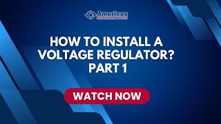 Americas Generators  How to Install a Voltage Regulator Part 1 [upl. by Oirram]