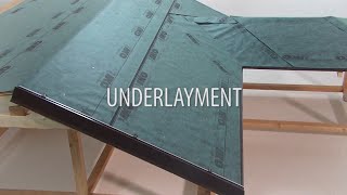 Installing underlayment for roof shingles [upl. by Adiazteb]