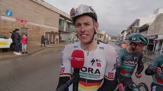 Nils Politt  Interview at the finish  Trofeo Ses Salines  Alcudia 2023 [upl. by Wilda]