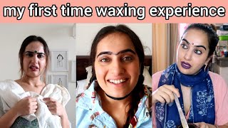 My First Time Waxing Experience  Kusha Kapila [upl. by Yeslaehc]