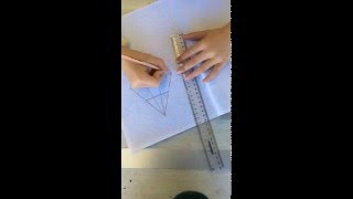 How to draw a Hexagonal Pyramid [upl. by Stephani874]