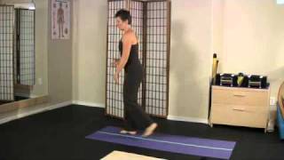 Exercise for Osteoporosis of the Spine  Forward Lunge Exercise [upl. by Ogawa]