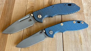 Unboxing  Hinderer XM18 3” Non Flipper Battle Blue  Battle Blue Ti Scale [upl. by Ennovehs268]